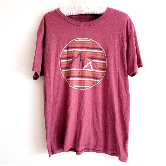 Marmot Other - Marmot Mountains Burgundy Red Graphic Tee M